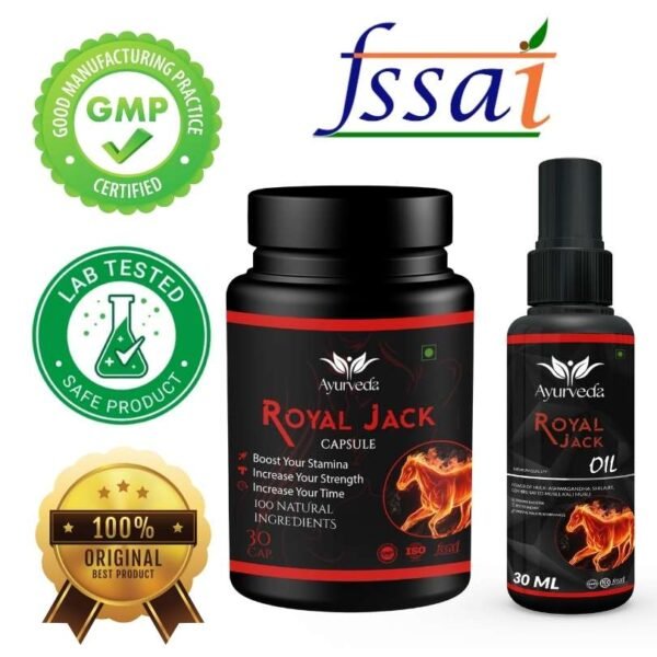 Royal Jack - Increase Stamina & Performance: Capsules + Oil