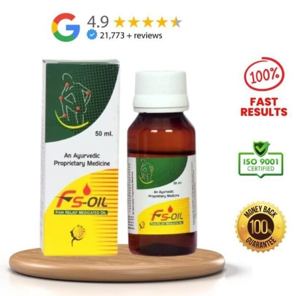 FS Fast Pain Relief Ayurvedic Oil  for Joints Pain, Knee Pain, Neck Pain, Back Pain